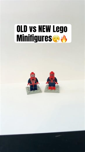 Old vs New Lego minifigures! #lego #marvel #toys #dc #shorts #fyp #foryou