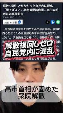 No preparations for dissolution: confusion within the LDP