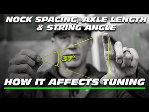 Nock Spacing, axle length, and string angle (how it affects tune)