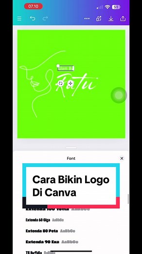Sedikit tutorial Cara bikin logo😄 #carabikinlogodicanva #bikinlogodicanva #canva #bikinlogodicanva #logodicanva