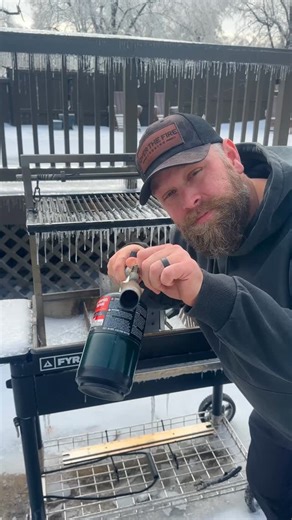 Grilling Steak in a Freezing Storm 🥶🥩🔥 Praying everyone is safe and warm now! | Over The Fire Cooking by Derek Wolf