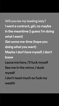 Brent Faiyaz - Jackie Brown (lyrics spotify version)