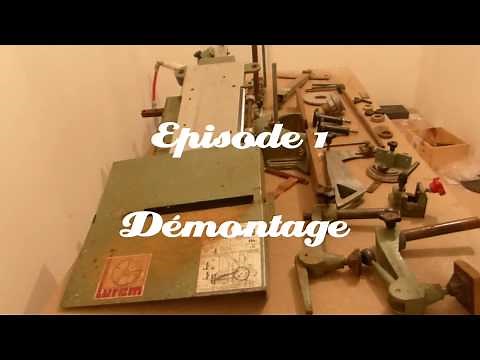 Restauration combinée bois LUREM C210b Partie 1/ Episode 1(Démontage des accessoires)