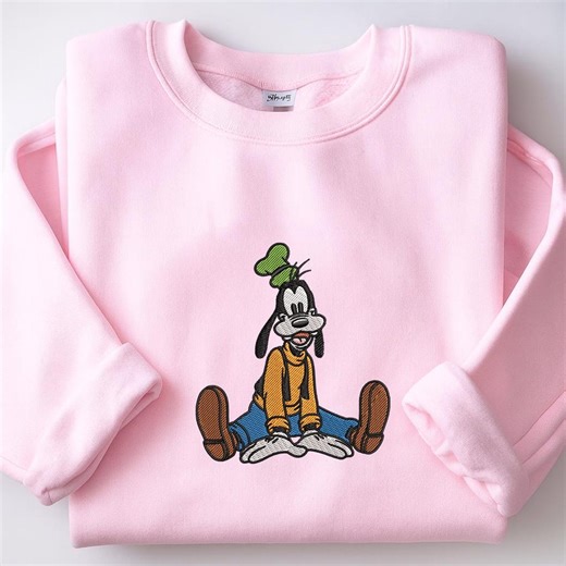 Goofy Character Embroidery Design | Digital File for Machine Embroidery, Fun Cartoon Design | Available in 5 Sizes - Etsy UK