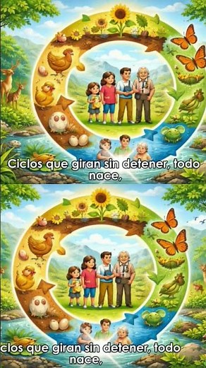 #ciclo de #vida de los #seres #vivos. #naturaleza #plantas #animales #serhumano #youtube #niños