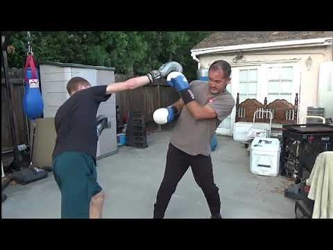 Father vs Son Sparring - Hapkido vs Boxing