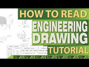 How To Read Engineering Drawing | CAD Tutorial