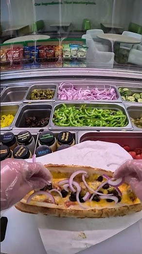 Subway Sandwiches POV Footlong Meatball With Ranch And Onion