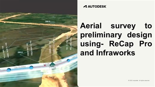 Autodesk ReCap and InfraWorks for Preliminary Design Decisions | Anusree Bhowmik posted on the topic | LinkedIn