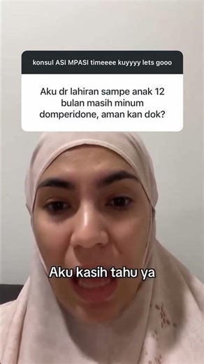 Teruntuk yang masi minum DOMPERIDON, dengerin ini!!! #shorts #breastfeeding