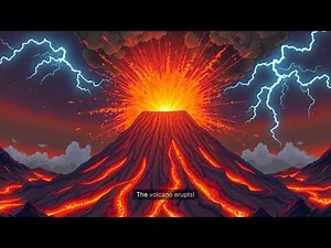 Inside a Volcano! | How Eruptions Really Happen Explained for Kids Funimation 3D Cartoon