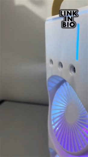 ❄️ Dual Spray Fan | Mini Air Cooler Fan | Best Portable Cooling Fans! 🌬️🔥| Box Fan #cooler #miniac