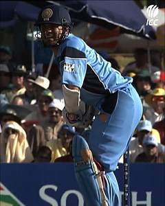 Sachin Tendulkar at his brilliant best 😲 The India great flays the Pakistan attack to all parts of the ground during his superb 98 at the 2003 edition of the ICC Cricket World Cup 💥 | ICC - International Cricket Council