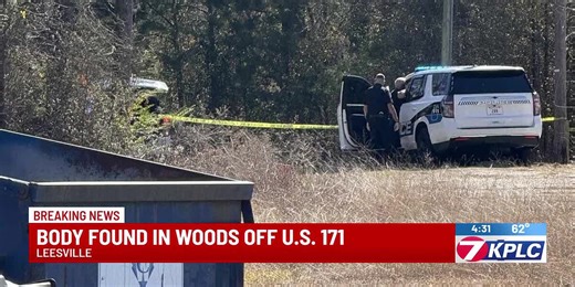 Leesville police: Body found in woods behind  business on South 5th Street