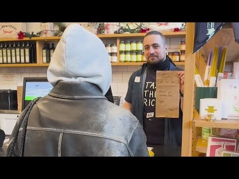 SF grocery store cashier asks customers daily questions to build community