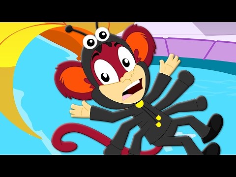 Incy Wincy Spider | Nursery Rhymes | Kids Songs | Monkey Rhymes | Baby Rhymes