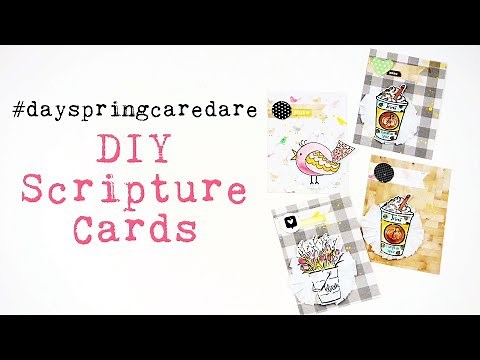 DIY Scripture Cards | Encouragement Dare | FREE PRINTABLE