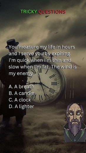 54K views · 1.5K reactions | Tricky Riddle Quiz | Think You're Clever? Take on These Tricky Questions and Prove It! | #trickyriddles #riddles #quiz #funquizzes #tricky #trick #quiztime #questions #brainteaser #mindbenders #puzzle #testyourbrain #trivia #facts #fbreels #reelsfb #reels #shorts #fypシ゚ | BrainQs | Facebook