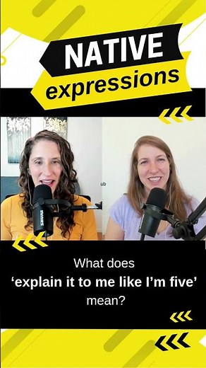 Can you explain it to me like I'm five?