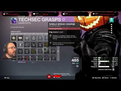 Destiny 2: Farming gear for specific builds.