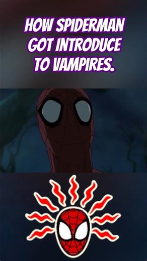 How Spiderman Got Introduce To Vampires #marvel #cartoon #spiderman #trending #viral #fyp #shorts