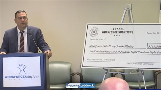 TWC awards $149,808 grant to Workforce Solutions South Plains
