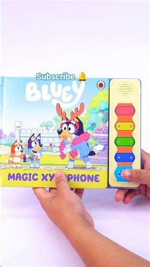 Bluey Sound Book ASMR🎶📖 Relaxing Sounds & Cute Toy Review Musical Sound book Satisfying & Calm Audio