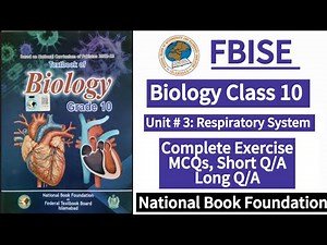 Class 10 Biology Unit 3 Complete Exercise | New Syllabus 2025|LearnOnlineWithAnum