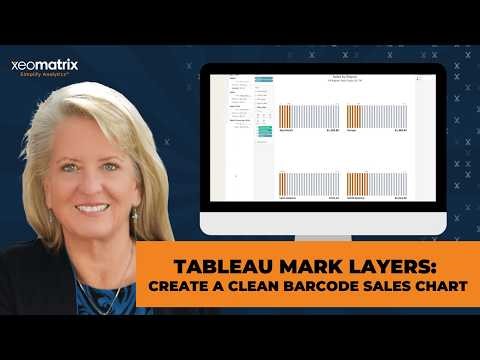 Tableau Mark Layers Tutorial: Create a Clean Barcode Sales Chart