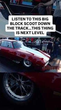 How fast is a nitrous big block chevy Camaro…this guy will show you