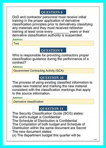 Derivative Classification Exam 2026 | Practice Questions and Verified Answers