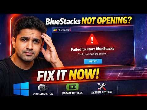 How to Fix BlueStacks 5 Not Opening on Windows PC | BlueStacks App Player Won’t Launch