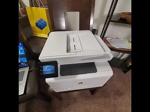 Open BOX and review setup and test HP Laserjet Pro M281cdw Wireless Color Printer