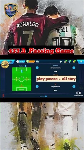 best 433 attack tactics play passes#osm#shorts