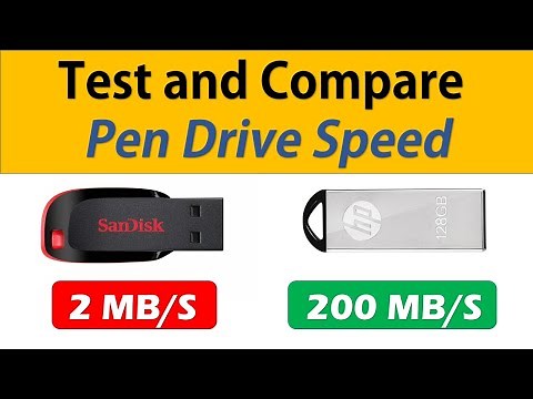 Test and Compare Speed of your Pen Drive | Best tool to test pen drive speed