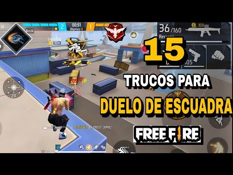 TOP 15 DE TRUCOS*SECRETOS* PARA DUELO DE ESCUADRAS EN FREE FIRE /LLEGARAS A HEROICO