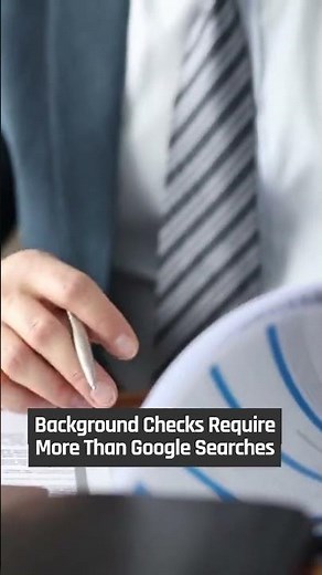 Building Comprehensive Background Checks