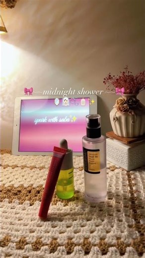 Midnight shower Routine 🌙 | calm Aesthetic Night vibes #aesthetic