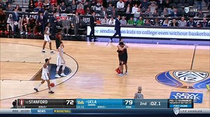 Watch highlights of the Bruins' first round win over Stanford, behind Jaylen Hands' double-double. 🏀🎥💪 #STANvsUCLA | #GoBruins | UCLA Men's Basketball