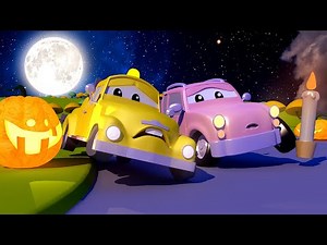 The Baby Cars are Talking to a GHOST! Cars and Trucks Babies of Car City Cartoon for kids