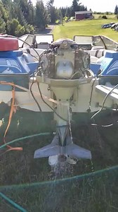 Running that 1978 Evinrude 140hp V4 2-stroke. Needs a little love, but definitely worth it. 😊👍🏼 | Outboard Madness