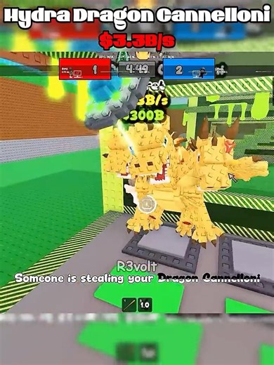 I WON HYDRA DRAGON CANNOLLONI 🐉🔥 $3.3B/s IN DUELS! INSANE POWER | R3-VOLT #r3volt #roblox