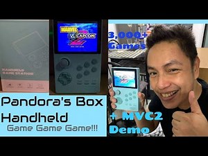 Pandora's Box Handheld Unboxing + How To Set-up + Review + Game Demo - chesterjeffersoncarpio