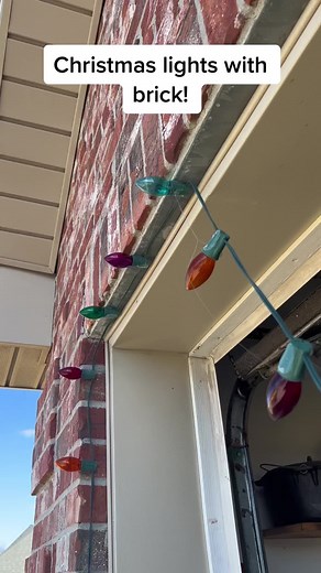 Easy Outdoor Lighting with Brick | Christmas Lights Hacks