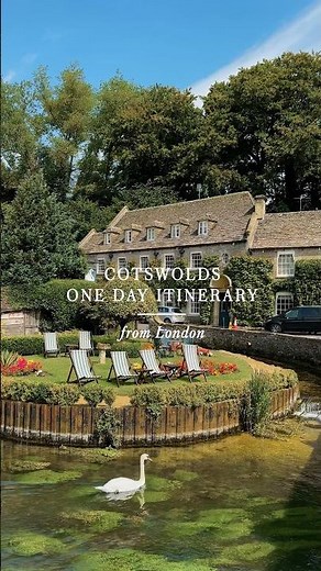 1 day Cotswolds itinerary from London #cotswolds #uktravel #bibury #englandtravel