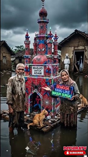 MINIATUR MASJID UNTUK ADAM 🕌❤️#trending #aestheic #defhiratv #miniature #masjid #kreatif #funny
