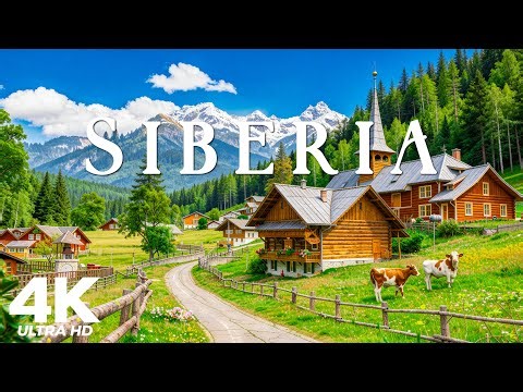 Siberia 4K | Discover the Frozen Wilderness – Endless Tundra,Silent Forests & Earth’s Coldest Beauty