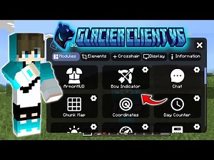 Glacier Client v6 🤯 | Minecraft Pocket Edition 1.21.100+🔥