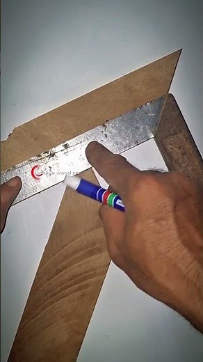Advanced Woodworking Trick: Making a Perfect Interlocking Joint #wood