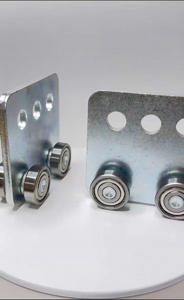 4 Wheel Trolley Assembly-Stable Welded Roller Trolley for 1-5/8" Wide and All 1-5/8" or Taller Strut Channel, Hoist Installation Roller Trolley, Unistrut Trolley (Pack of 2)